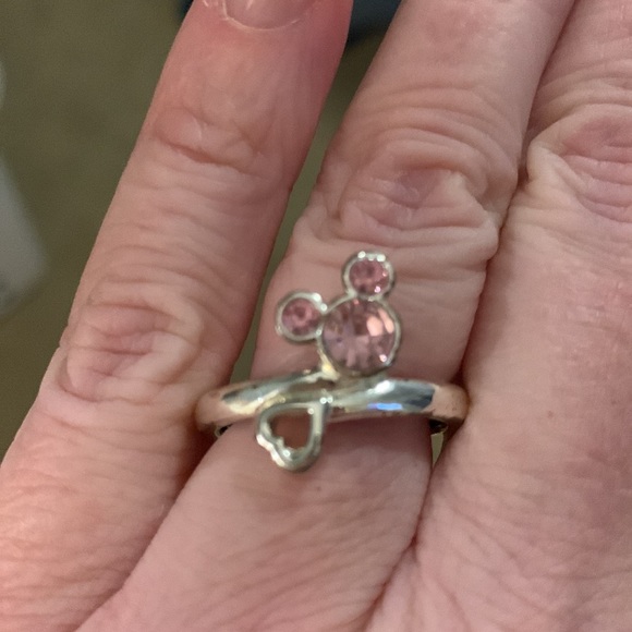 Pink Mickey Mouse Ring size 6-7 - Picture 2 of 4